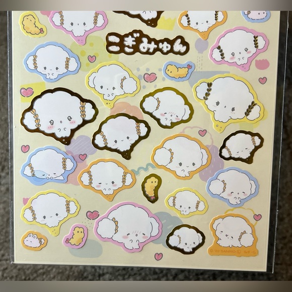 Cogimyun / Kogimyun Wheat Flour Fairy Large Sticker Sheet Japan Exclusive Kawaii - Picture 5 of 8
